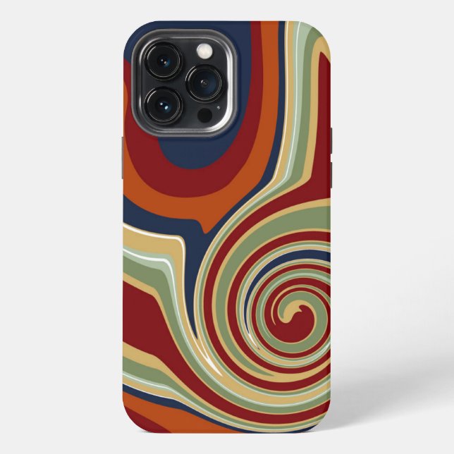 Abstract Colourful Modern Inspirivity Fun iPhone Case (Back)