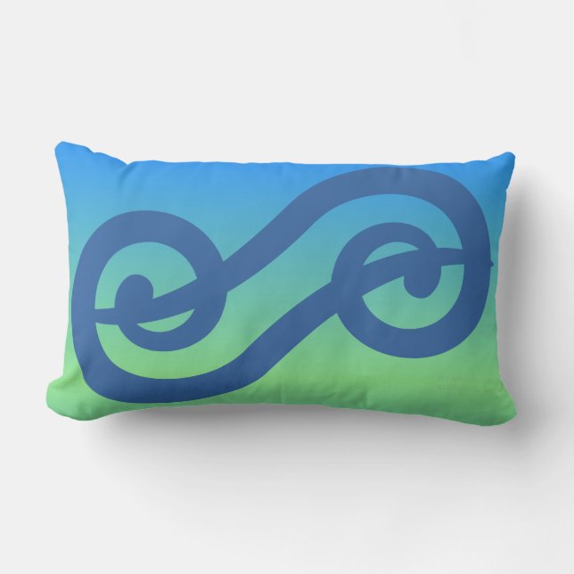 Abstract Colourful Musical Note Accent Pillow (Front)