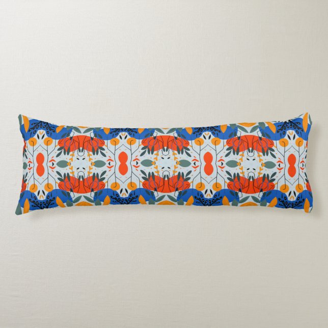 Abstract Colourful Nature Body Cushion (Front)