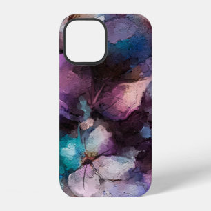 Abstract colourful oil, acrylic painting of spring iPhone 12 case