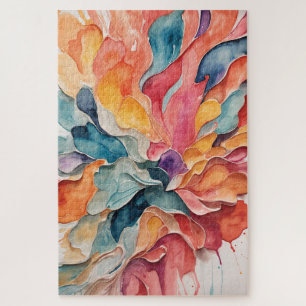 Abstract Colourful Oil Paintings Jigsaw Puzzle