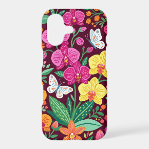 Abstract Colourful Orchid Butterflies iPhone Cases