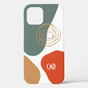 Abstract colourful organic shapes composition iPhone 12 pro case