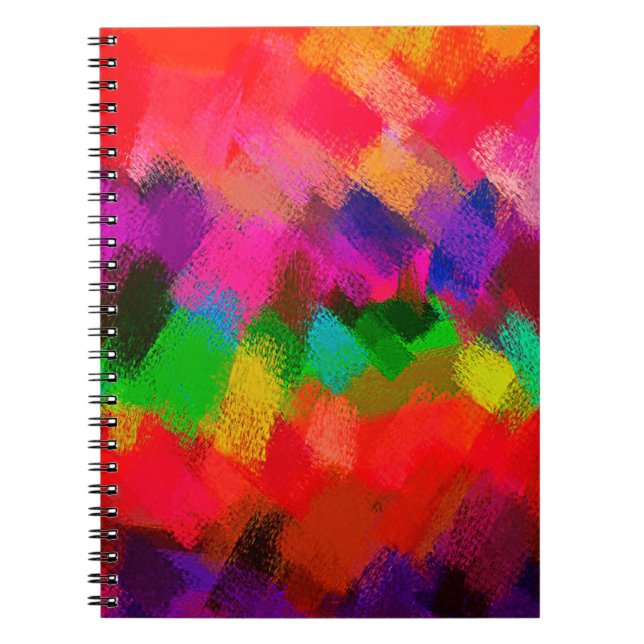 Abstract Colourful Painting #2 Notebook (Front)