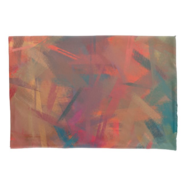 Abstract Colourful Painting #2 Pillowcase (Front)