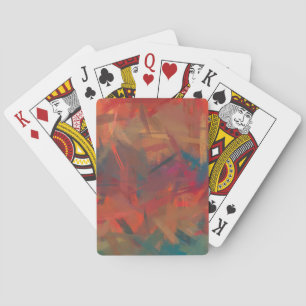 Abstract Colourful Painting #2 Playing Cards
