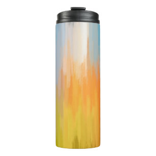 Abstract Colourful Painting Thermal Tumbler