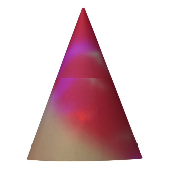 abstract colourful party hat (Front)