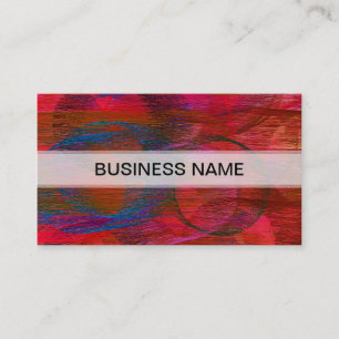 Abstract Colourful Pastel Pattern #2 Business Card