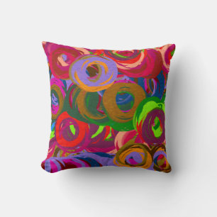 Abstract Colourful Pastel Pattern #2 Cushion