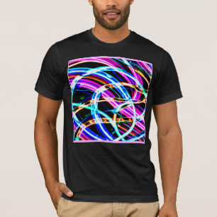 Abstract Colourful Pattern Neon Design T-Shirt