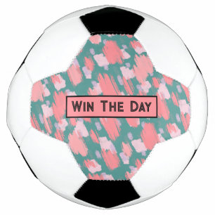 Abstract Colourful Pattern Soccer Ball