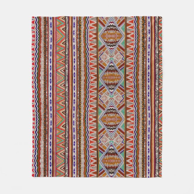 Abstract Colourful: Seamless Pattern Background. Fleece Blanket (Front)