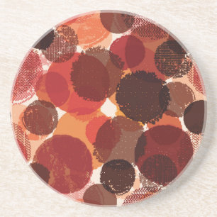 Abstract Colourful Seamless Patterns Collection Coaster