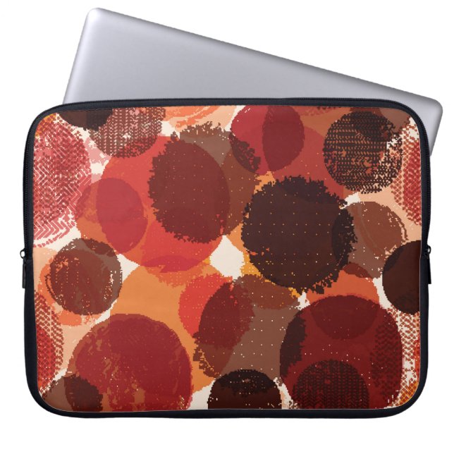 Abstract Colourful Seamless Patterns Collection Laptop Sleeve (Front)