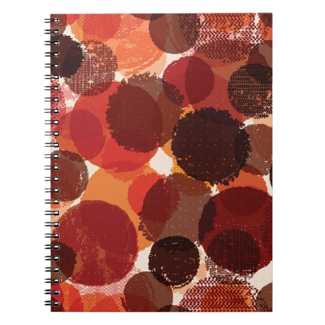 Abstract Colourful Seamless Patterns Collection Notebook (Front)