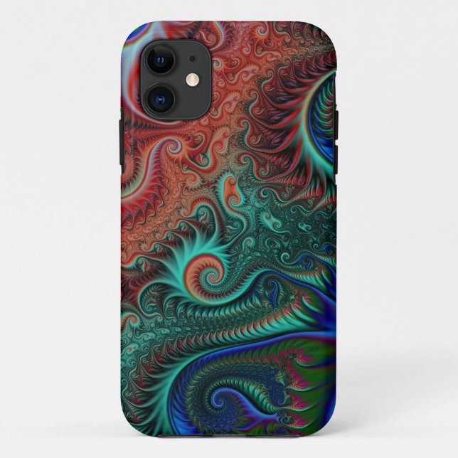 Abstract Colourful Spirals Pattern  Case-Mate iPhone Case (Back)