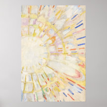 Abstract Colourful Sunshine Art
