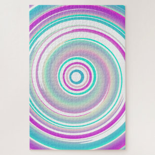 Abstract Colourful Swirl Jigsaw Puzzle