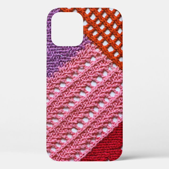 Abstract colourful texture knitted by spokes.Knitt Case-Mate iPhone Case (Back)