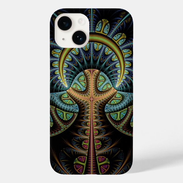 Abstract Colourful Tree of Life Case-Mate iPhone Case (Back)
