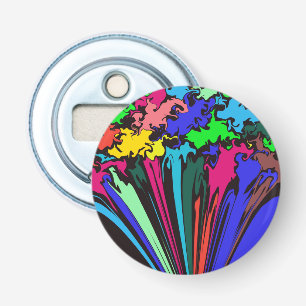 Abstract Colourful Twirl / Pinched / Bottle Opener