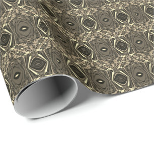 Abstract Colourful Twirl Pinched Half Brick / Sepi Wrapping Paper