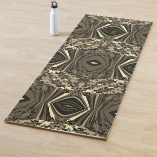 Abstract Colourful Twirl Pinched Half Brick / Sepi Yoga Mat