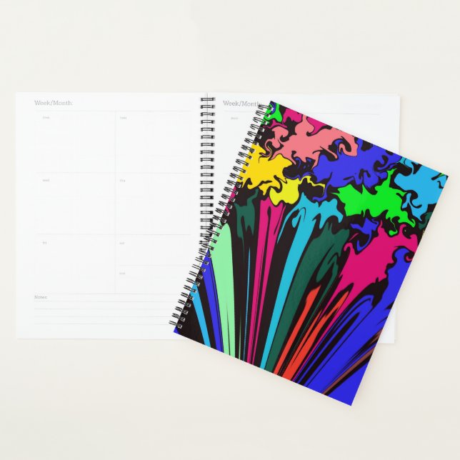 Abstract Colourful Twirl / Pinched / Planner (Display)