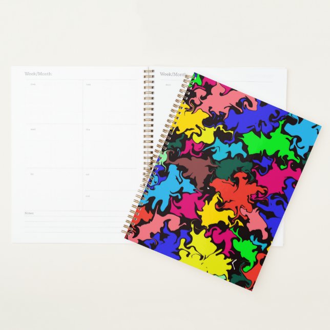 Abstract Colourful Twirl /  Planner (Display)