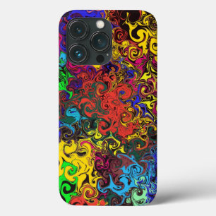 Abstract Colourful Twirlers /  iPhone 13 Pro Case