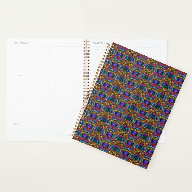 Abstract Colourful Twirlers / Pushed / Half Drop / Planner (Display)