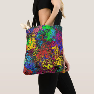 Abstract Colourful Twirlers / Tote Bag