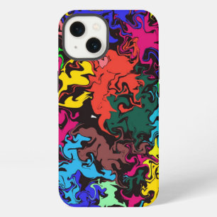 Abstract Colourful Twirls / iPhone 13 Case