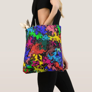 Abstract Colourful Twirls /  Tote Bag