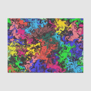 Abstract Colourful Twirly / Tissue Paper