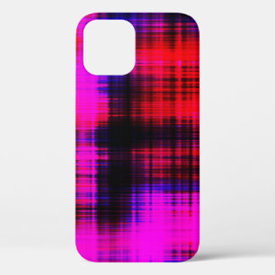 Abstract colourful vintage pattern iPhone 12 case