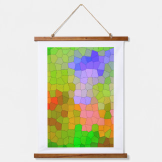 Abstract colourful wall design hanging tapestry