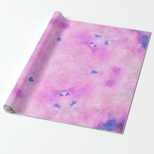 Abstract colourful watercolor. Digital art paintin Wrapping Paper