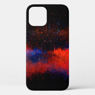 Abstract Colourful watercolor painting background, iPhone 12 Case