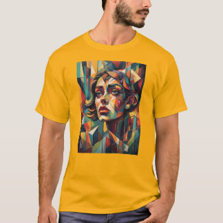 Abstract colourful woman face T-Shirt