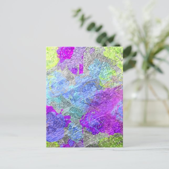 Abstract Colours 2 Postcard (Standing Front)
