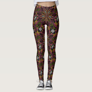 Abstract Colours And Shapes Pattern Leggings