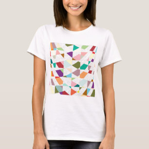 Abstract Colours Damask T-Shirt