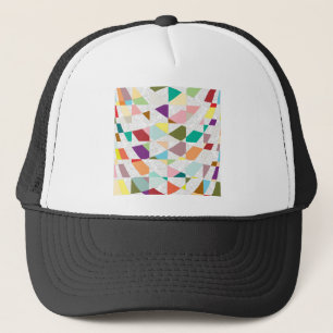 Abstract Colours Damask Trucker Hat