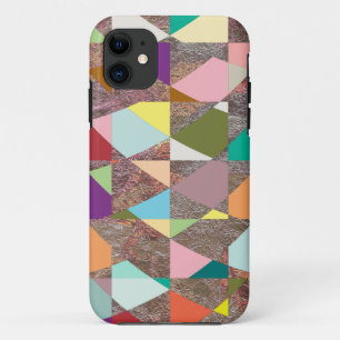 Abstract Colours Glitter iPhone 11 Case