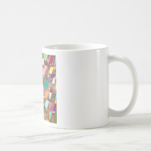 Abstract Colours Glitter Coffee Mug