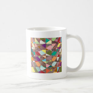 Abstract Colours Glitter Coffee Mug