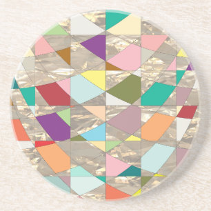 Abstract Colours Gold Coaster