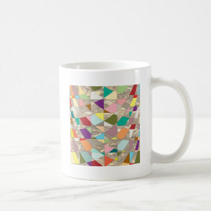 Abstract Colours Gold Coffee Mug